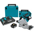 Circular Saws | Makita XPS01PTJ 18V X2 (36V) LXT Brushless Lithium-Ion 6-1/2 in. Cordless Plunge Circular Saw Kit with 2 Batteries (5 Ah) image number 0