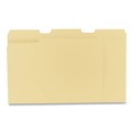  | United Stationers USY-10000 1/3 Top Tab 11 pt. Letter File Folders - Manila (24/Pack) image number 1