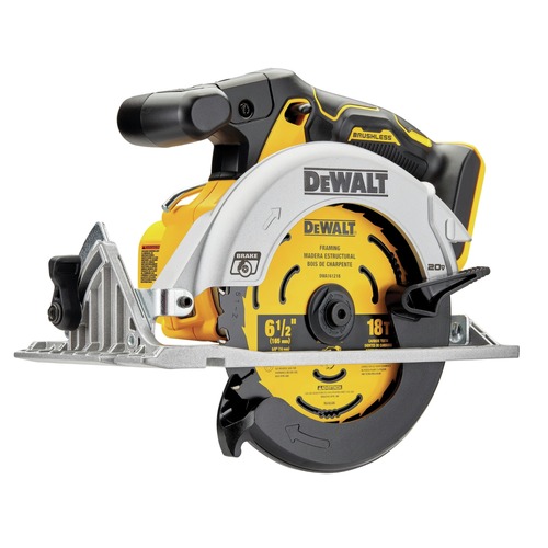 Early Labor Day Sale | Factory Reconditioned Dewalt DCS565BR 20V MAX Brushless Lithium-Ion 6-1/2 in. Cordless Circular Saw (Tool Only) image number 0