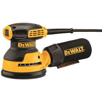 RANDOM ORBITAL SANDERS | Dewalt 3 Amp 5 in. Single Speed Random Orbital Sander with PSA Pad - DWE6420