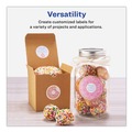 July Member-Exclusive Offer Save 10% off on One Item | Avery 04221 0.75 in. Diameter Printable Self-Adhesive Permanent ID Labels with Sure Feed - White (800/Pack) image number 2