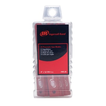 RECIPROCATING SAW BLADES | Ingersoll Rand (20-Pack) 32 TPI Fine Standard Pitch Air Reciprocating Saw Blade - P4FS-20