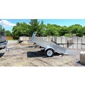 Utility Trailer | Detail K2 MMT5X7G-DUG 5 ft. x 7 ft. Multi Purpose Utility Trailer Kits with Drive Up Gate (Galvanized) image number 6
