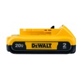 Batteries | Dewalt DCB203-2 (2) 20V MAX 2 Ah Lithium-Ion Compact Batteries image number 1