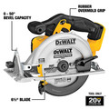 Circular Saws | Dewalt DCS391B 20V MAX Brushed Lithium-Ion 6-1/2 in. Cordless Circular Saw (Tool Only) image number 1