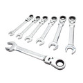 Ratcheting Wrenches | Dewalt DWMT74195 7 Piece Ratcheting Flex Head Combination Wrench Set image number 0