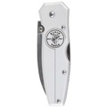 Knives | Klein Tools 44001 Lockback Pocket Knife, 2 1/2 in Stainless Steel Blade; Lockback Pocket Knife, 2 1/2 in Stainless Steel Drop-Point Blade image number 1