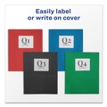 July Member-Exclusive Offer Save 10% off on One Item | Avery 47978 0.5 in. Capacity 11 in. x 8.5 in. Prong Fastener Two-Pocket Folder - Black (25/Box) image number 7