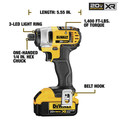 Impact Drivers | Dewalt DCF885M2 20V MAX XR Cordless Lithium-Ion 1/4 in. Impact Driver Kit image number 3