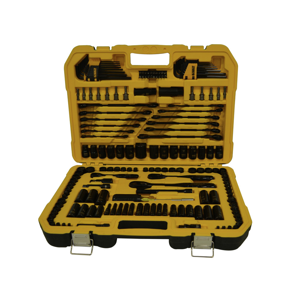 Dewalt DWMT81522 181Piece Black Chrome Mechanics Tool Set CPO DeWALT