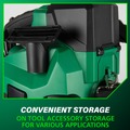 Vacuums | Metabo HPT RP18DAQ4M 18V MultiVolt 1.6 Gallon Wet/Dry HEPA Cordless Vacuum (Tool Only) image number 6
