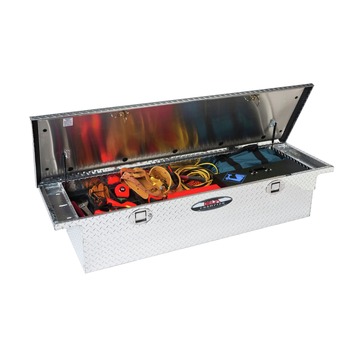 AUTOMOTIVE | Delta Aluminum Single Lid Full-size Crossover Truck Box with Gearlock (Bright) - 1-232000