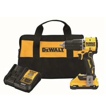 Dewalt 20V MAX ATOMIC Brushless Lithium-Ion 1/2 in. Cordless Hammer Drill Kit (3 Ah) - DCD799L1