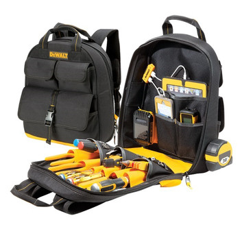 CASES AND BAGS | Dewalt 23-pocket USB Charging Tool Backpack - DGC530