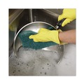  | Boardwalk 86LGI 6 in. x 9 in. Heavy-Duty Scour Pad - Green (15/Carton) image number 5