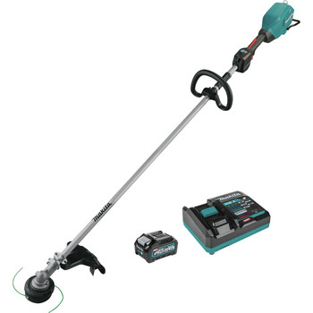 Makita 40V max XGT Brushless Lithium-Ion 17 in. Cordless String Trimmer Kit with Narrow Guard (4 Ah) - GRU04M1