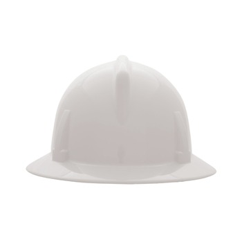 HARD HATS | MSA Topgard Slotted Hat with 1-Touch Suspension - White - 454719