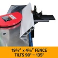 Jointers | Baileigh Industrial BA9-1020165 IJ-833 110V 1.3 HP 12000 RPM Spiral Cutterhead With 16 Carbide Inserts Extendable 51 in. Table Adjustable Fence 8 in. Benchtop Wood Jointer image number 10
