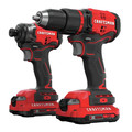Clearance Center | Craftsman CMCK210C2 V20 Brushless Lithium-Ion Cordless Compact Drill Driver and Impact Driver Combo Kit (1.5 Ah) image number 1