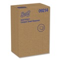  | Scott 09214 Scottfold 10.75 in. x 4.75 in. x 9 in. Folded Towel Dispenser - White (1/Carton) image number 3