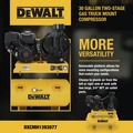 Stationary Air Compressors | Dewalt DXCMH1393077 Honda GX390 30 Gallon Gas-Powered 2-Stage Truck Mount Air Compressor image number 10