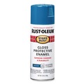 Paint | Rust-Oleum 7727830 Stops Rust 12 oz. Aerosol Can Spray Paint - Gloss Blue (6/Carton) image number 0