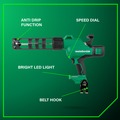 Caulk and Adhesive Guns | Metabo HPT AC18DAQ4M 18V MultiVolt Lithium-Ion Cordless Caulking Gun (Tool Only) image number 4