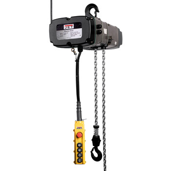 JET JT9-140235 230V 6.9 Amp TS Series 2 Speed 1/2 Ton 20 ft. Lift 3-Phase Electric Chain Hoist