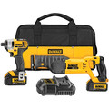Combo Kits | Dewalt DCK298L2 20V MAX Cordless Lithium-Ion 1/4 in. Impact Driver and Reciprocating Saw Combo Kit image number 0