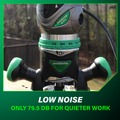 Fixed Base Routers | Metabo HPT M12VCM 2-1/4 HP Variable Speed Fixed Base Router image number 4