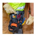 Tool Belts | Klein Tools 5700 PowerLine Series 11 in. x 3 in. x 12 in. 9 Pocket Tool Pouch - Black image number 6