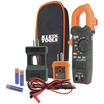 ELECTRICAL TOOLS | Klein Tools 600V Cordless Clamp Meter Electrical Test Kit - CL120KIT