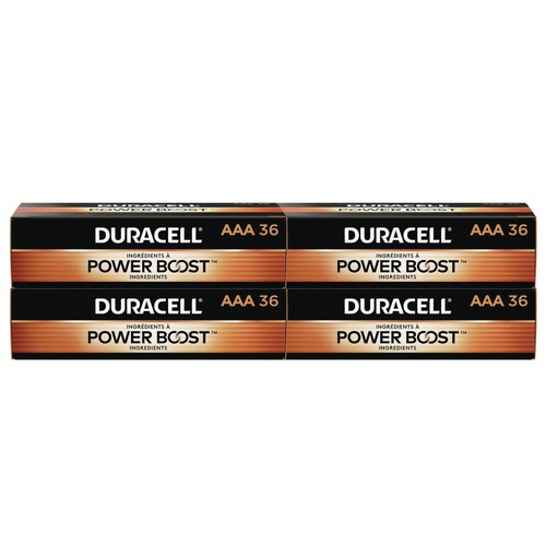 Customer Appreciation Sale! Save up to $60 on Select Tools | Duracell MN24P36CT Power Boost CopperTop Alkaline AAA Batteries (144/Carton) image number 0