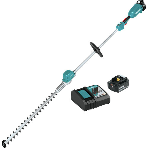 Clearance Center | Makita XNU02T 18V LXT Brushless Lithium-Ion 24 in. Cordless Pole Hedge Trimmer Kit (5 Ah) image number 0