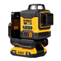 Laser Levels | Dewalt DCLE34031D1 20V Lithium-Ion Cordless 3x360 Line Laser Kit (2 Ah) image number 2