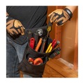 Tool Belts | Klein Tools 5701 PowerLine Series 11 in. x 6 in. x 12 in. 8 Pocket Tool Pouch - Black image number 7