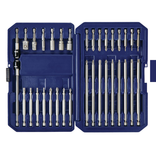 Impact Driver Wrench Bits | Irwin IWAF1234 34-Piece Impact Screwdriver Bit Set image number 0