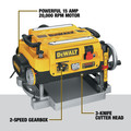 Benchtop Planers | Dewalt DW735 120V 15 Amp 13 in. Corded Three Knife Two Speed Thickness Planer image number 5