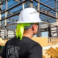 Cooling Gear | Klein Tools 60546 2-Piece Cooling Bandana - One Size Fits Most/High-Visibility Yellow image number 5