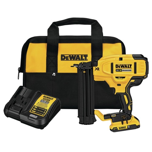 Factory Reconditioned Dewalt 20V MAX XR 18 Gauge Cordless Brad Nailer Kit (2 Ah) - DCN680D1R