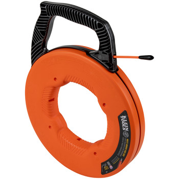 ELECTRICAL TOOLS | Klein Tools Multi-Groove 100 ft. Fiberglass Fish Tape with Nylon Tip - 56383