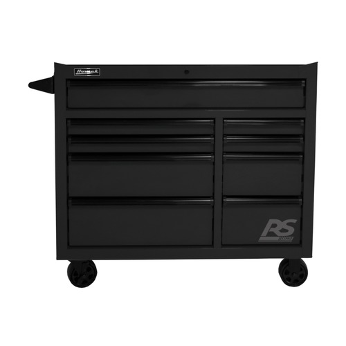 Cabinets | Homak BK04004193 RS PRO 41 in. 9 Drawer Rolling Cabinet - Black image number 0