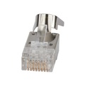 Electronics | Klein Tools VDV826-754 Pass-Thru RJ45 - CAT6A Shielded Modular Data Plugs (100/Pack) image number 4