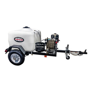 PRODUCTS | Simpson Trailer 3800 PSI 3.5 GPM Cold Water Mobile Washing System Powered by HONDA - 95001