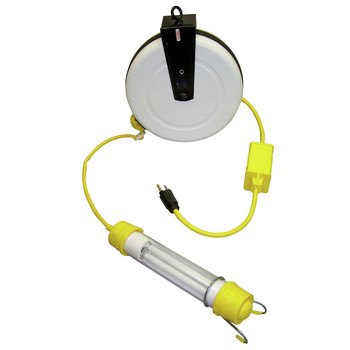 WORK LIGHTS | General Manufacturing 13 Watt Stubby Fluorescent Light Reel with 40 ft. Cord - 3313-4000
