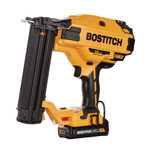  | Factory Reconditioned Bostitch BCN680D1-R 20V MAX 2.0 Ah Lithium-Ion 18 Gauge Brad Nailer Kit image number 0