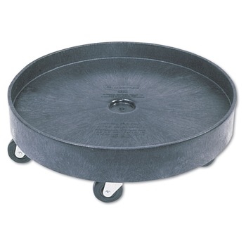 Rubbermaid Commercial BRUTE 500-lb. Capacity Universal Drum Dolly - Black - FG265000BLA