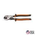Cable and Wire Cutters | Klein Tools 63050-EINS Electricians High-Leverage Insulated Cable Cutter image number 3