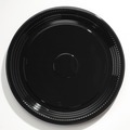  | WNA A518PBL 18 in. Diameter Caterline Casuals Thermoformed Plastic Platters - Black (25/Carton) image number 0