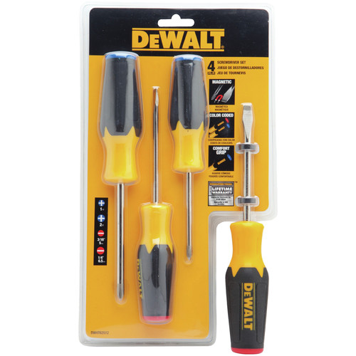 Screwdrivers | Dewalt DWHT62512 4-Piece Screwdriver Set image number 0